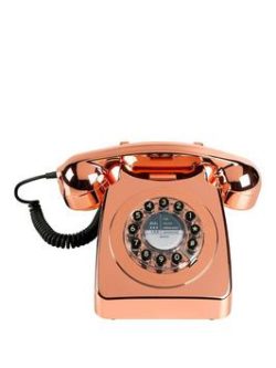 Wild And Wolf 746 Retro Telephone - Copper